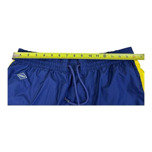 Nikben Studio Navy Yellow Men’s XL Swim Shorts Trunks Polyester - Picture 9 of 13